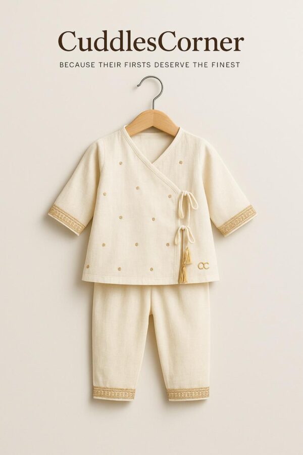Golden Grace Baby Kurta Set